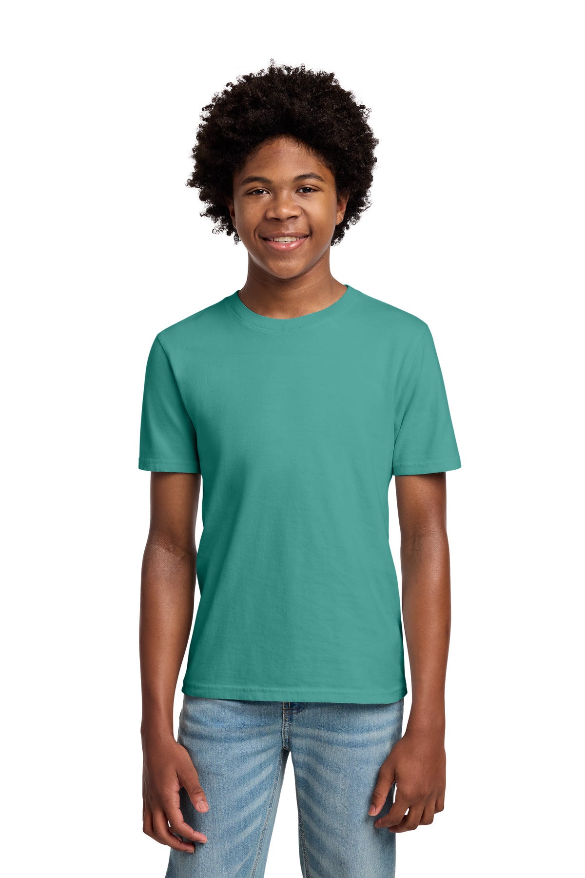 Port & Co Youth Beach Wash Garment-Dyed Tee