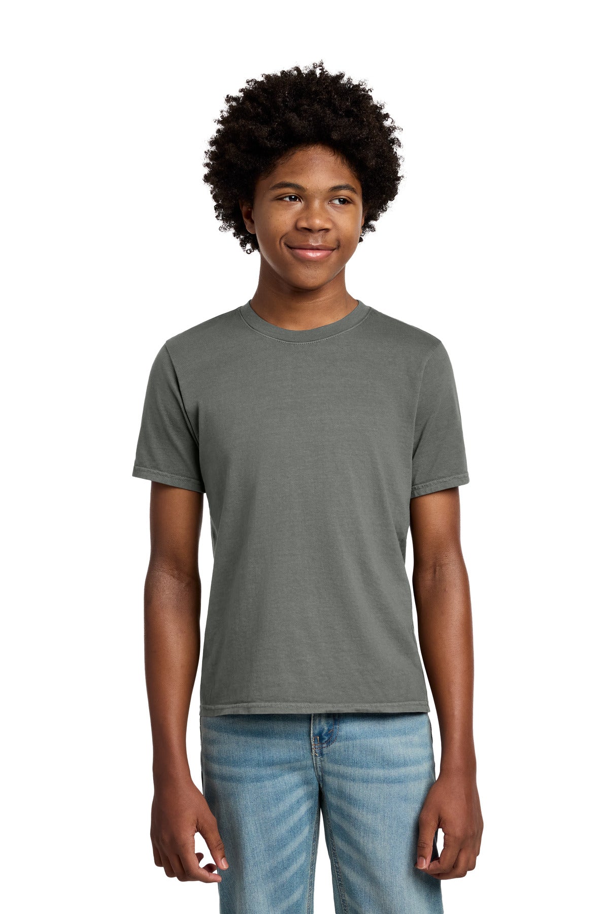 Port & Co Youth Beach Wash Garment-Dyed Tee