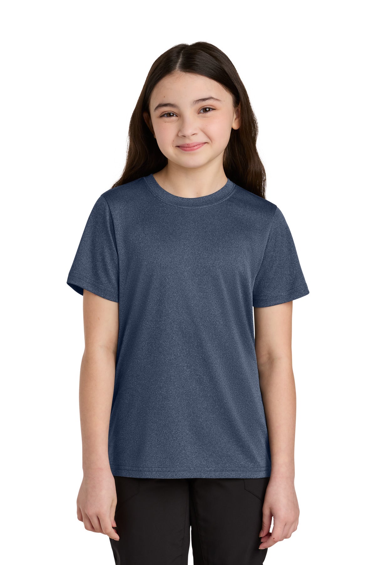 Port & Co Youth Heather Performance Tee