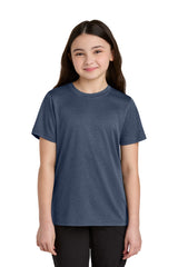 Port & Co Youth Heather Performance Tee