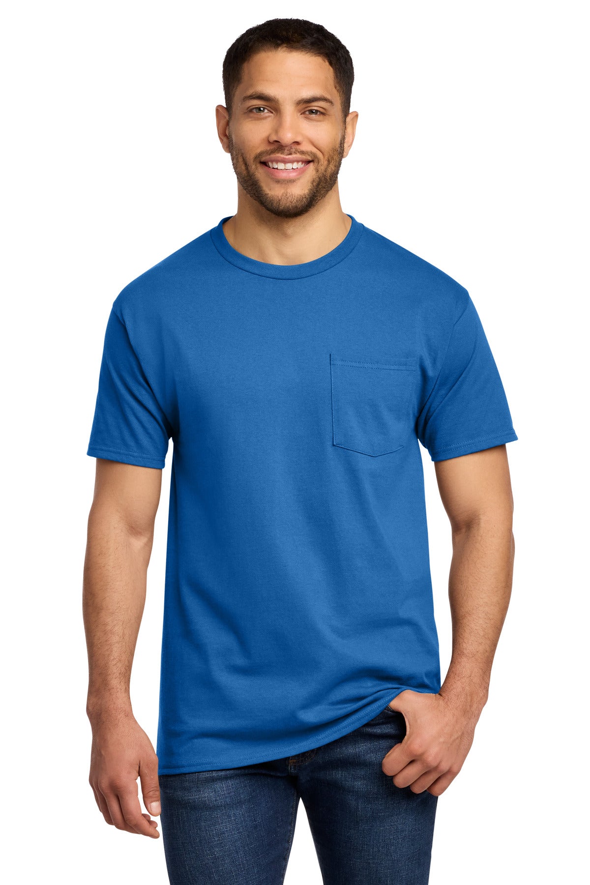 Port & Co Essential Pocket Tee