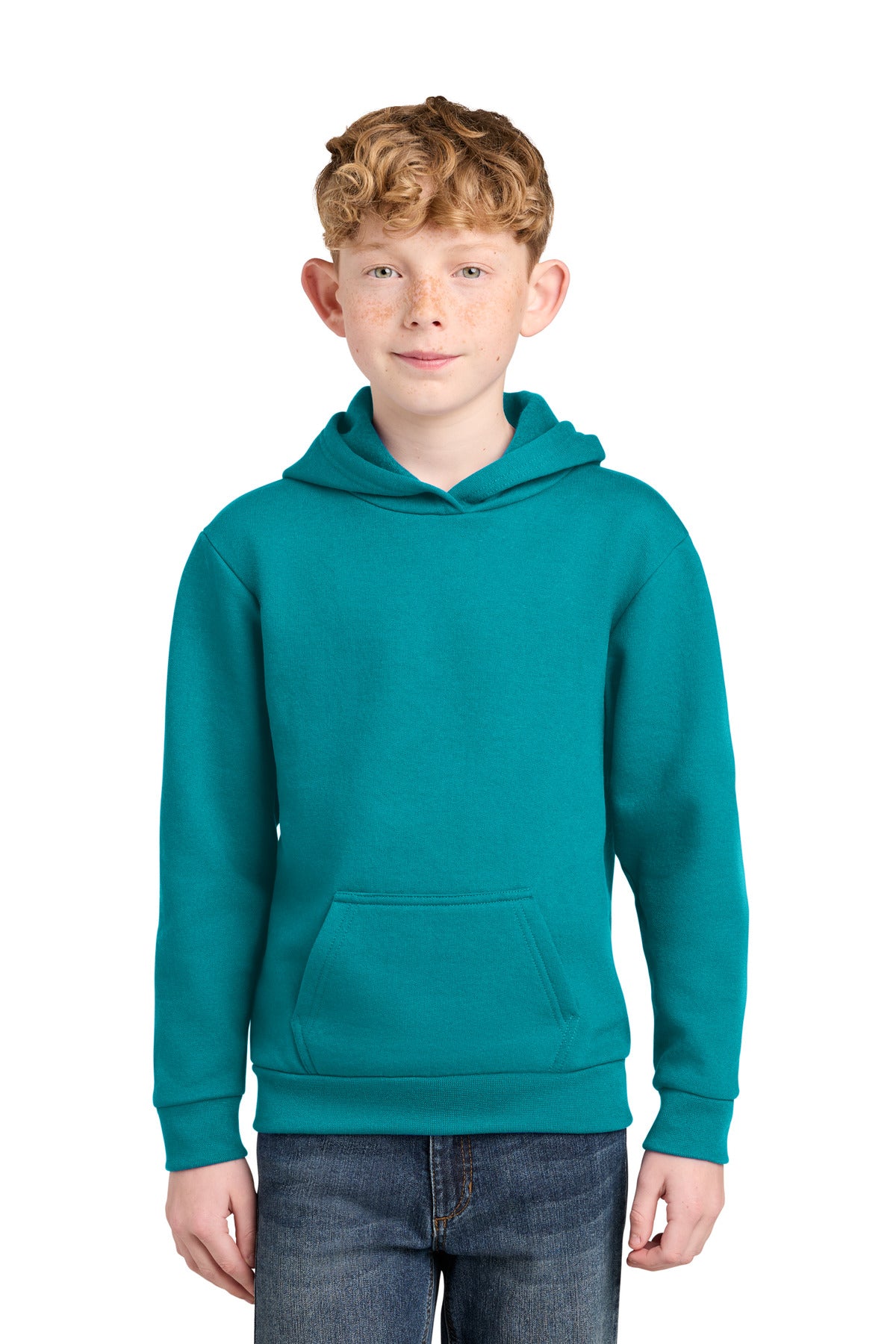 Port & Co Youth Easy Fleece Pullover Hooded Sweatshirt
