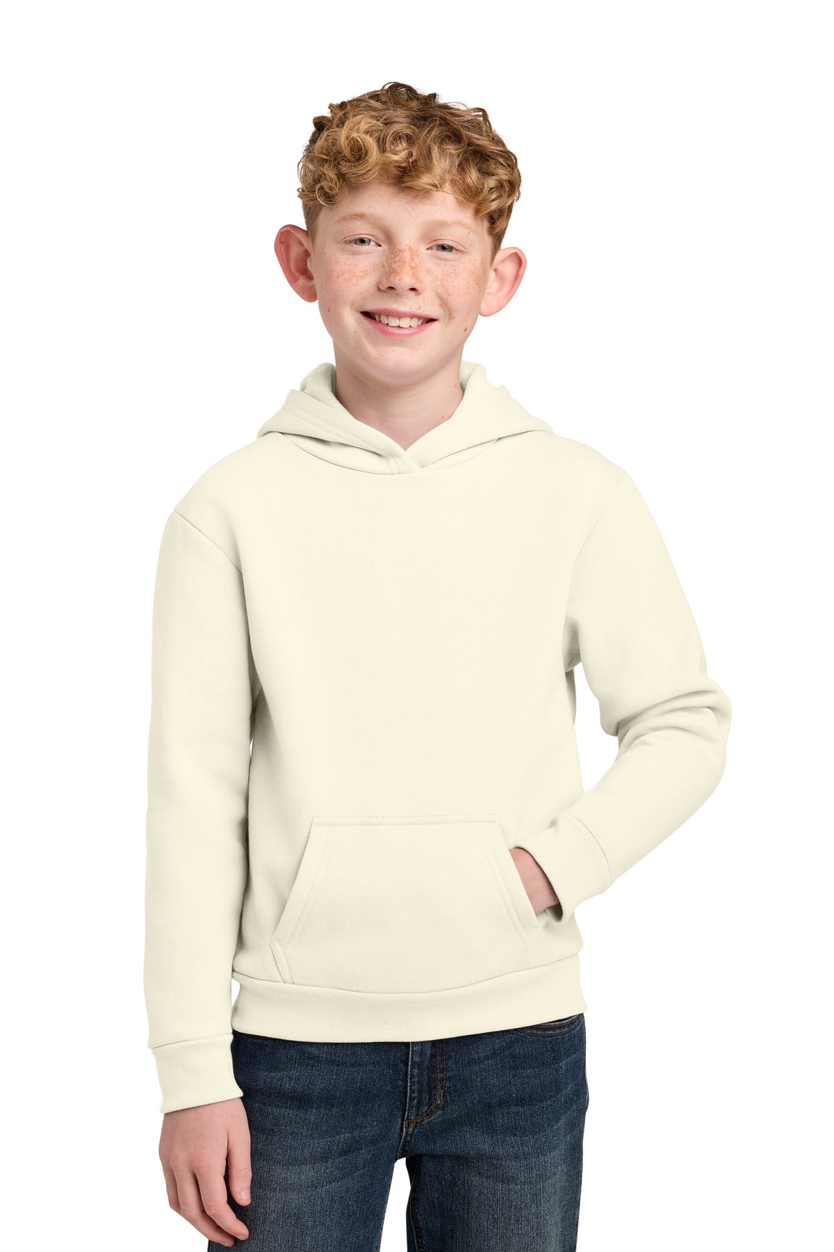 Port & Co Youth Easy Fleece Pullover Hooded Sweatshirt