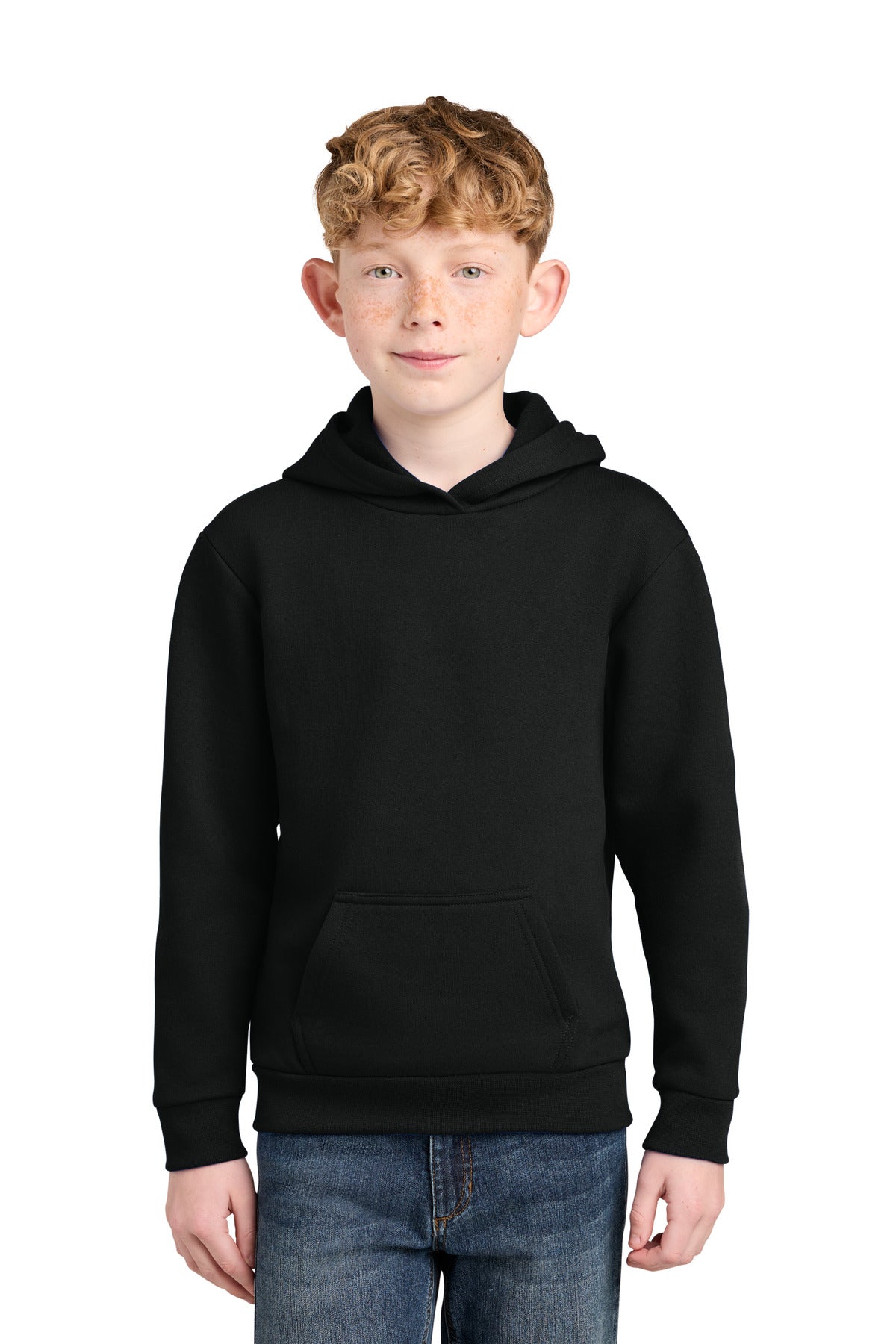 Port & Co Youth Easy Fleece Pullover Hooded Sweatshirt