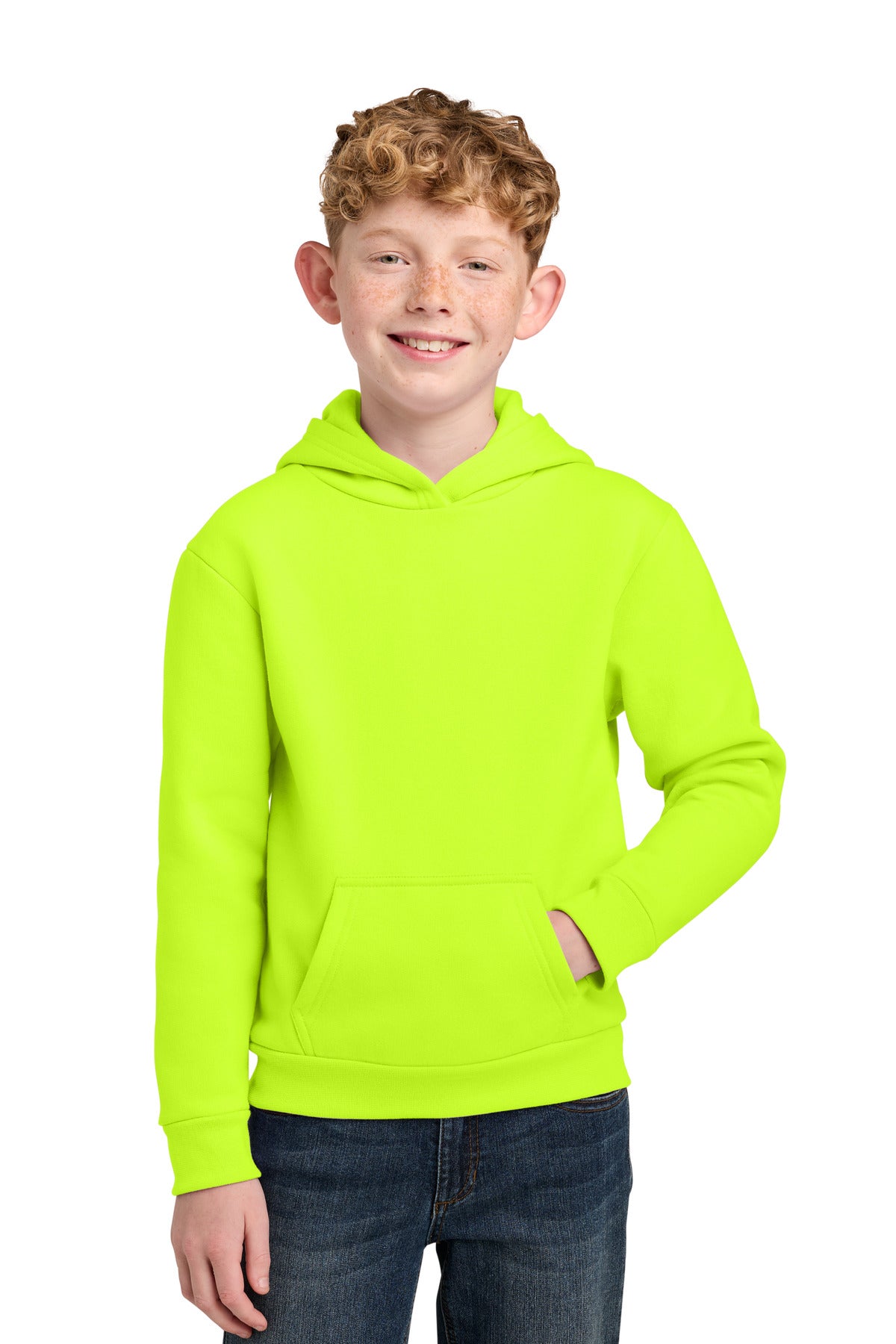 Port & Co Youth Easy Fleece Pullover Hooded Sweatshirt