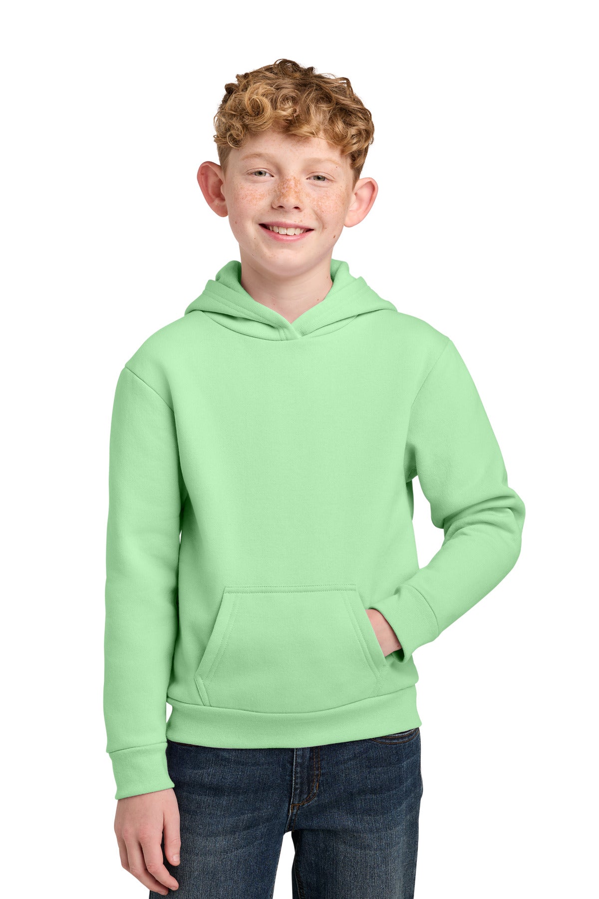 Port & Co Youth Easy Fleece Pullover Hooded Sweatshirt