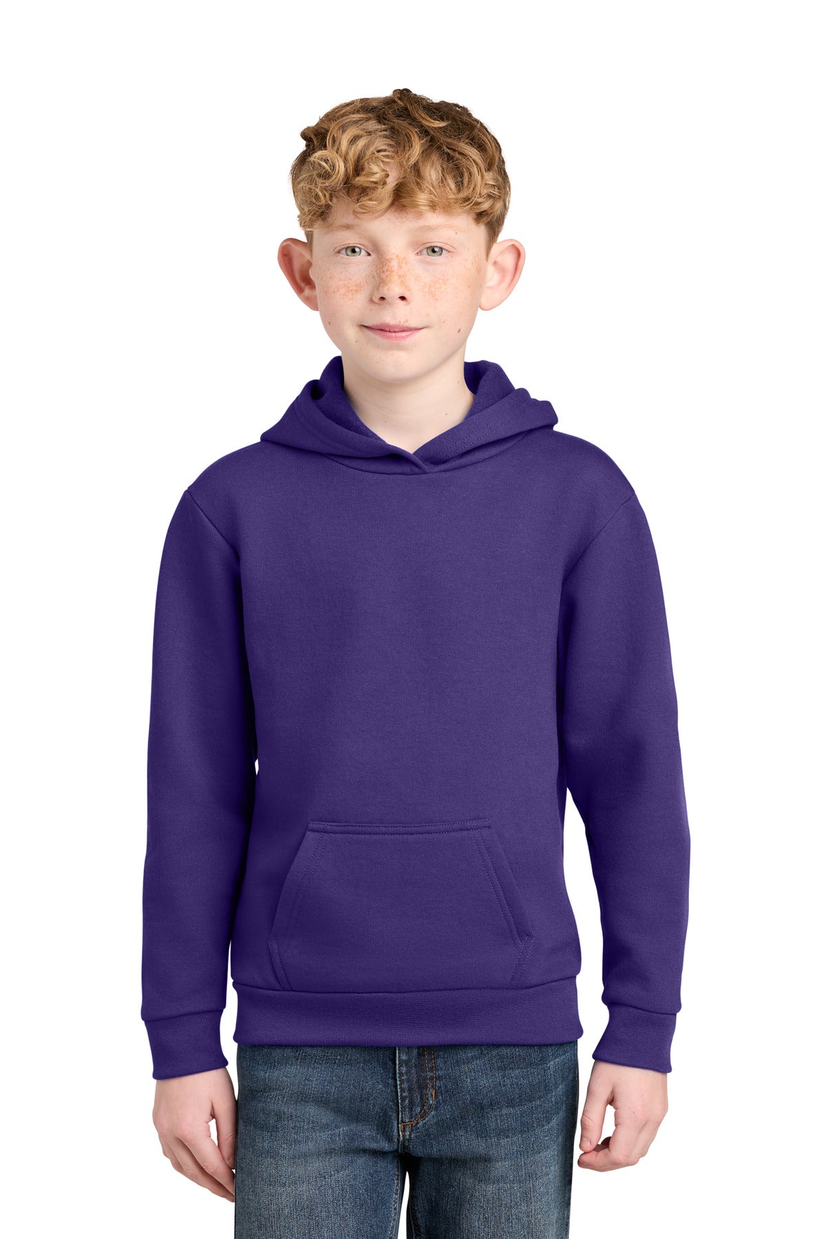 Port & Co Youth Easy Fleece Pullover Hooded Sweatshirt