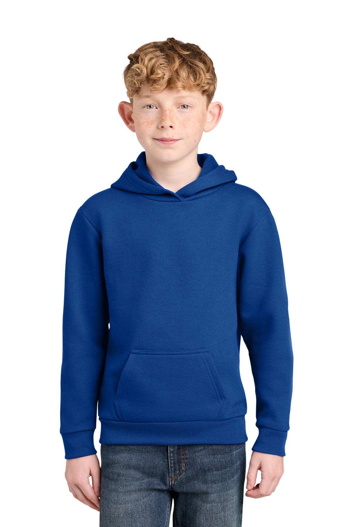 Port & Co Youth Easy Fleece Pullover Hooded Sweatshirt