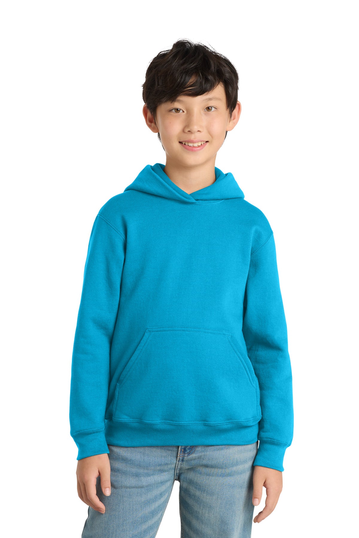 Port & Co Youth Core Fleece Pullover Hooded Sweatshirt