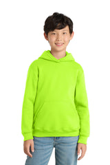 Port & Co Youth Core Fleece Pullover Hooded Sweatshirt