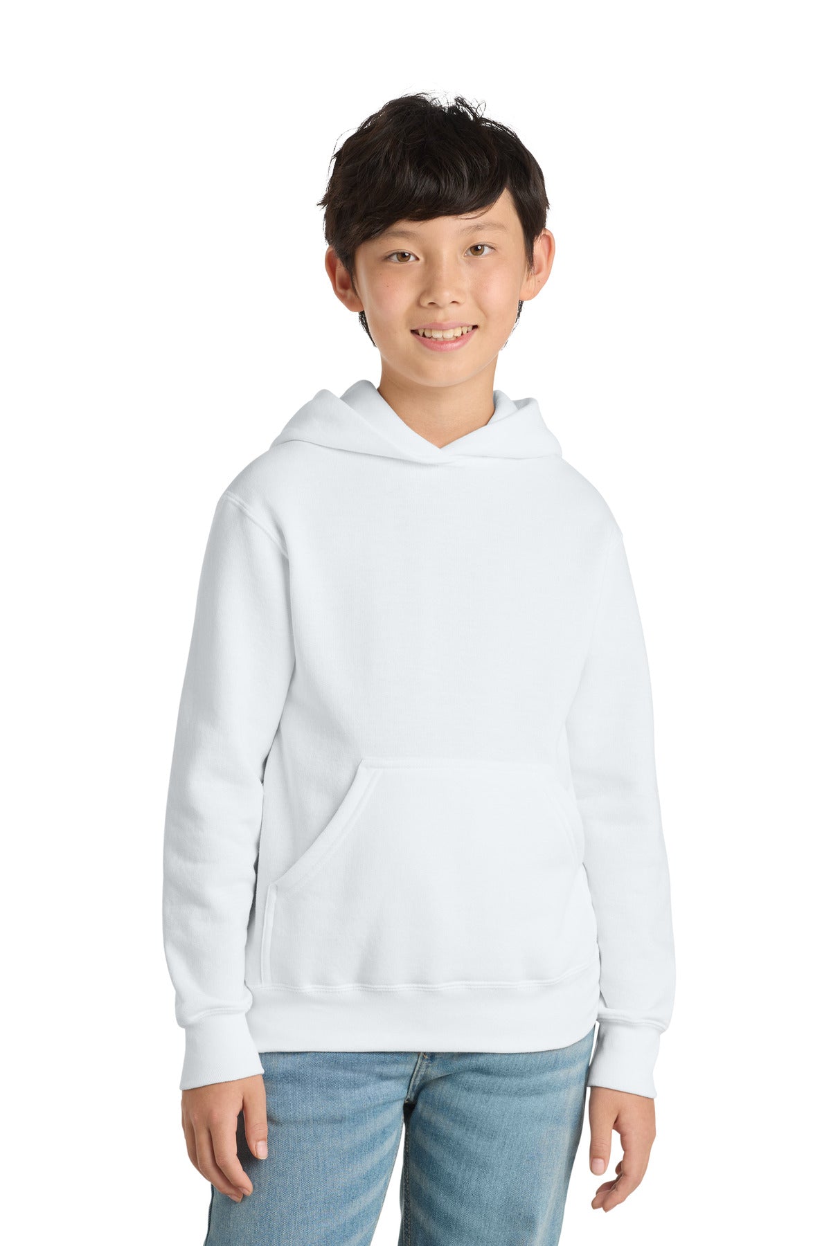 Port & Co Youth Core Fleece Pullover Hooded Sweatshirt