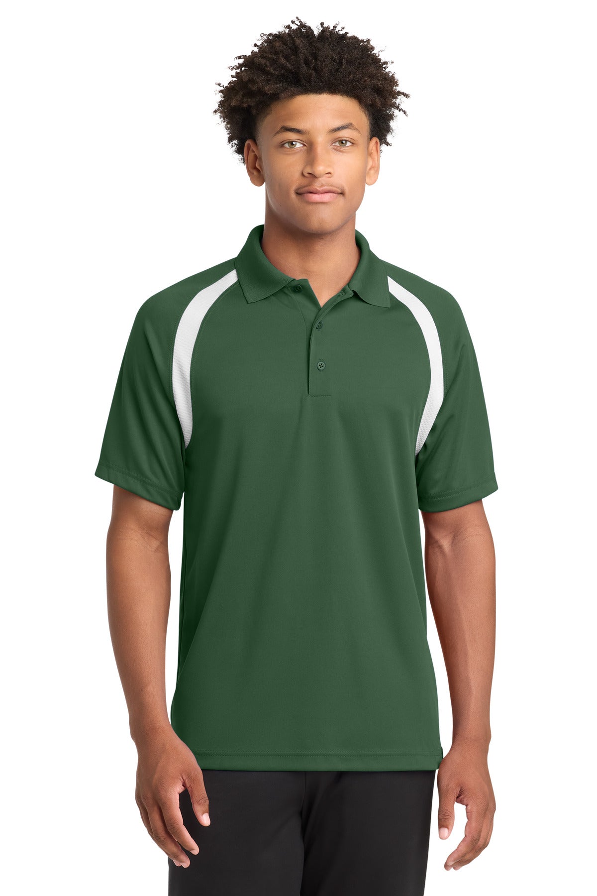 Sport-Tek Dry Zone Colorblock Raglan Polo