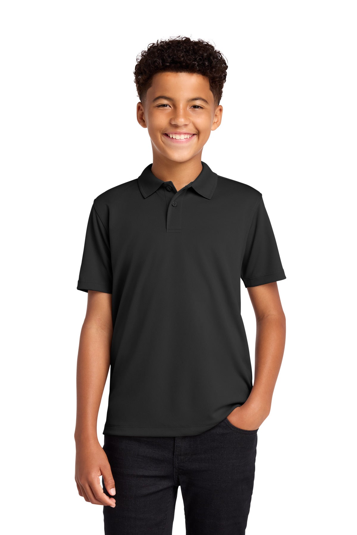 Port Authority Youth Dry Zone UV Micro-Mesh Polo