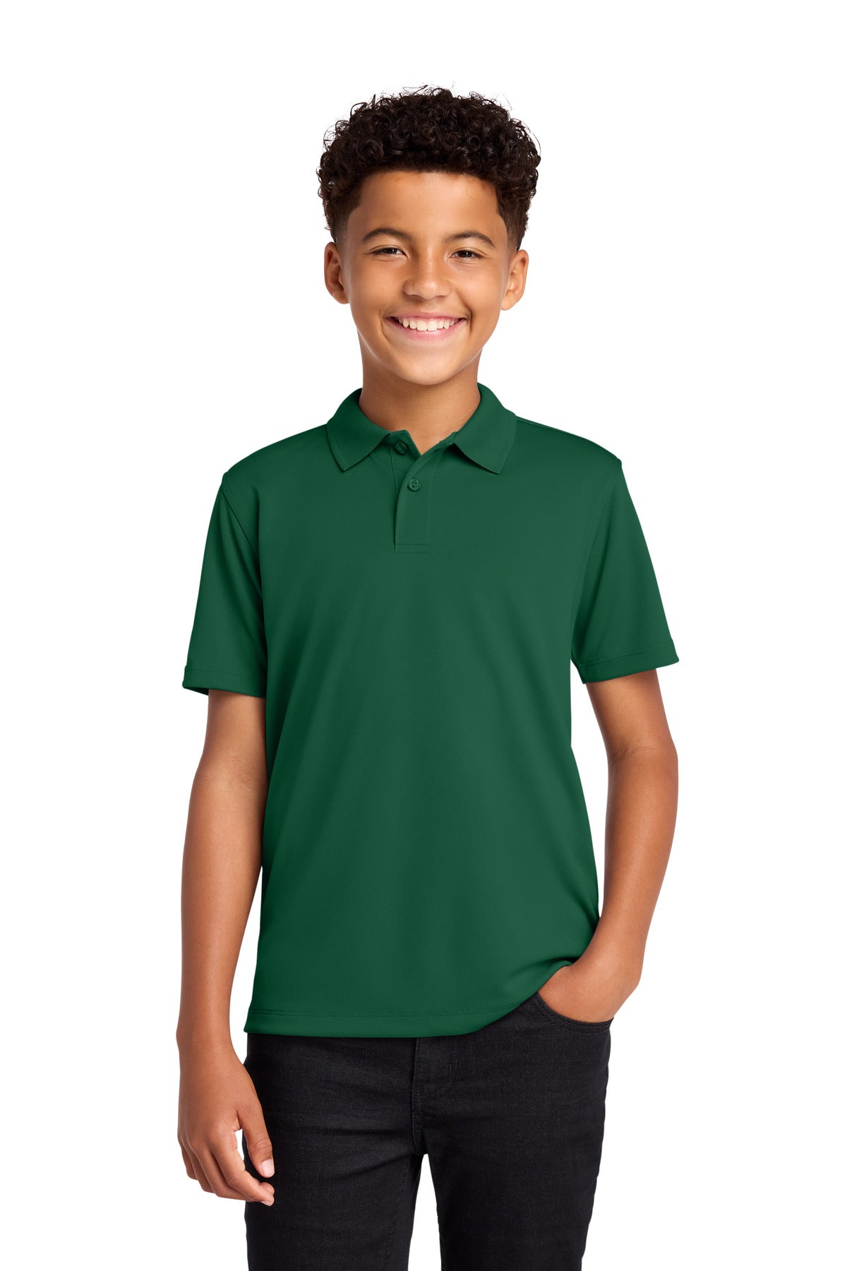 Port Authority Youth Dry Zone UV Micro-Mesh Polo