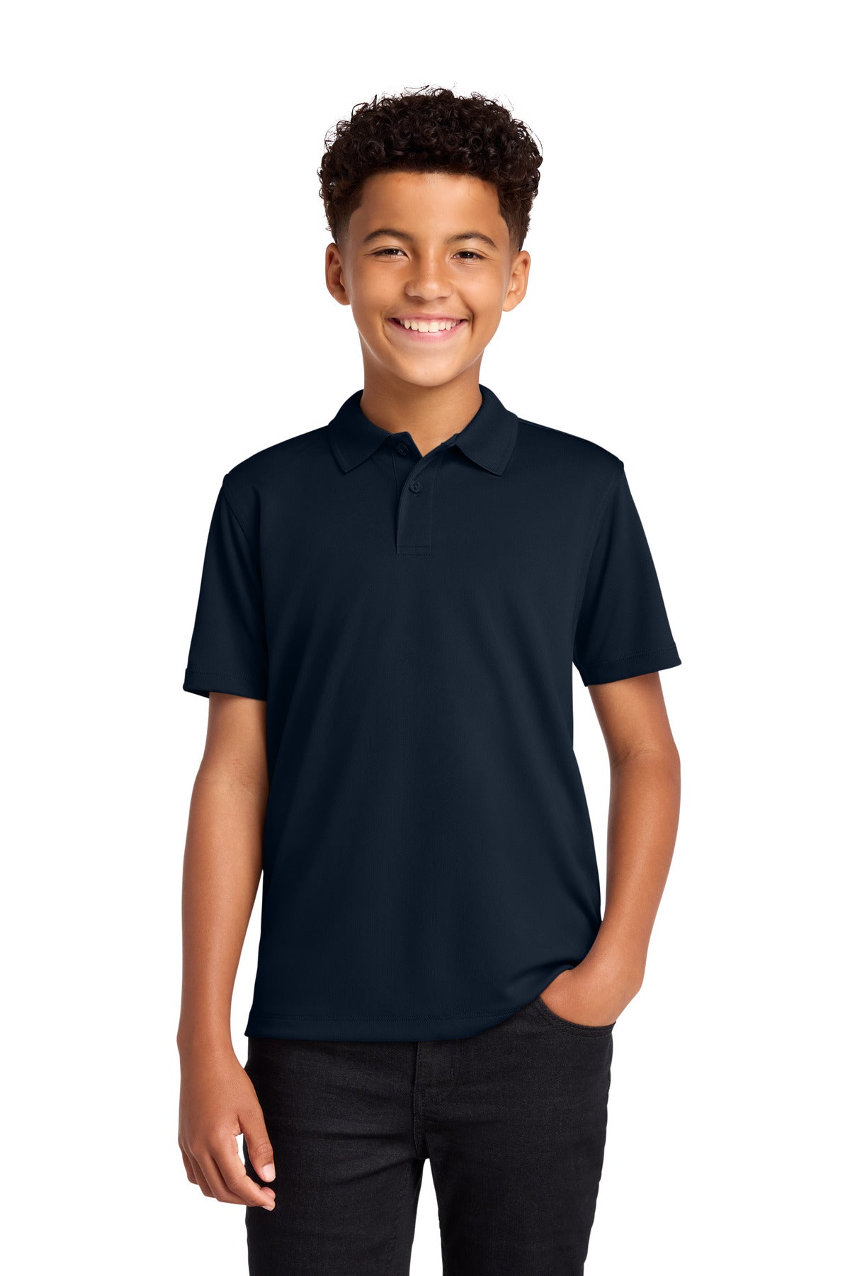Port Authority Youth Dry Zone UV Micro-Mesh Polo