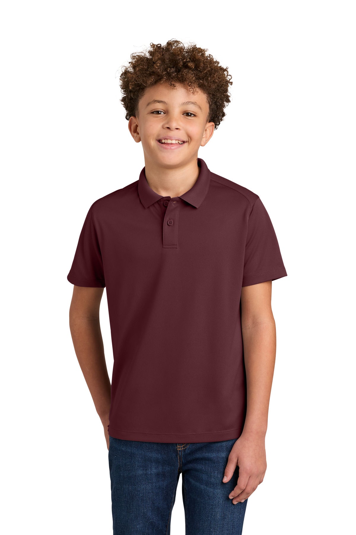 Port Authority Youth Wearever Performance Pique Polo