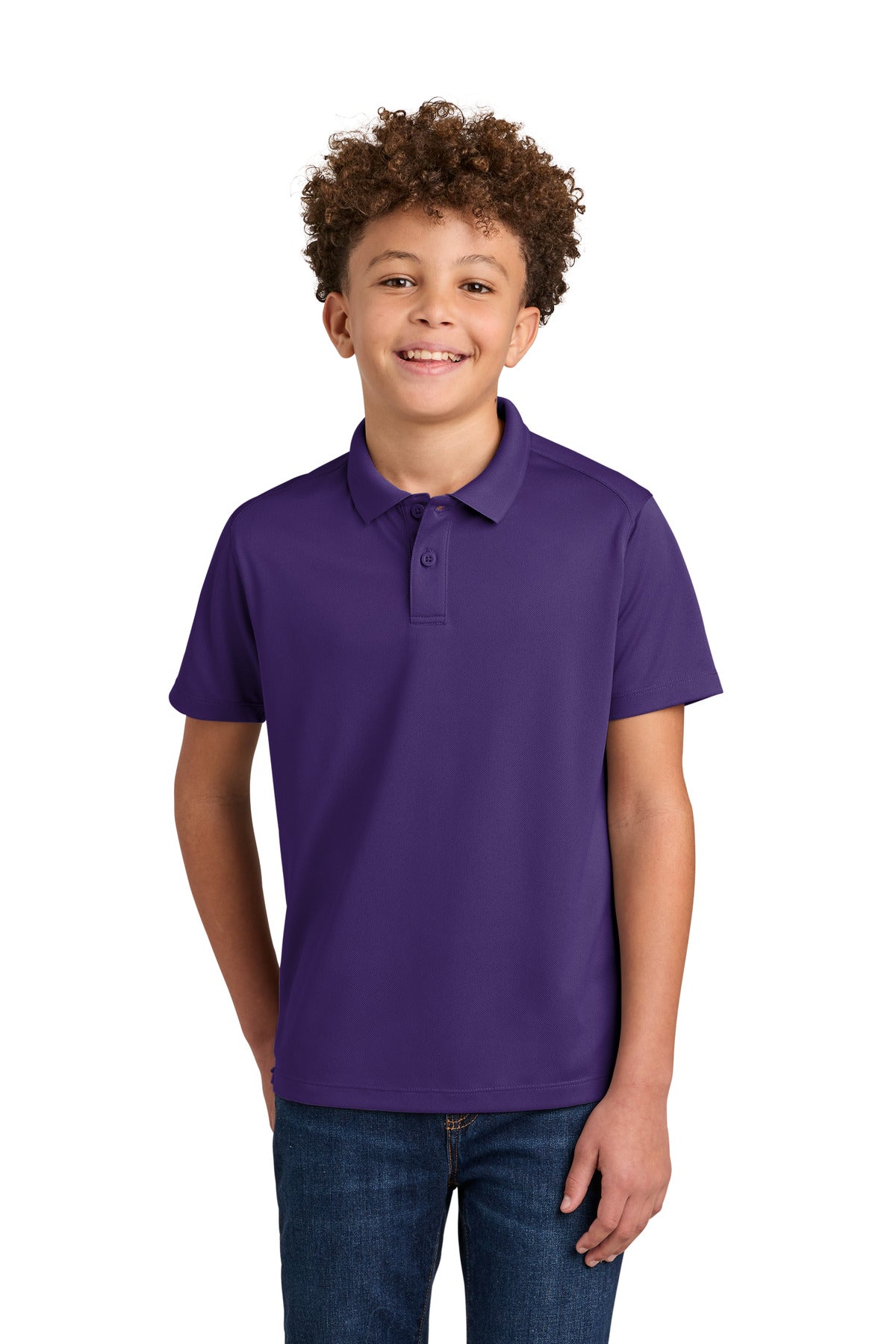 Port Authority Youth Wearever Performance Pique Polo