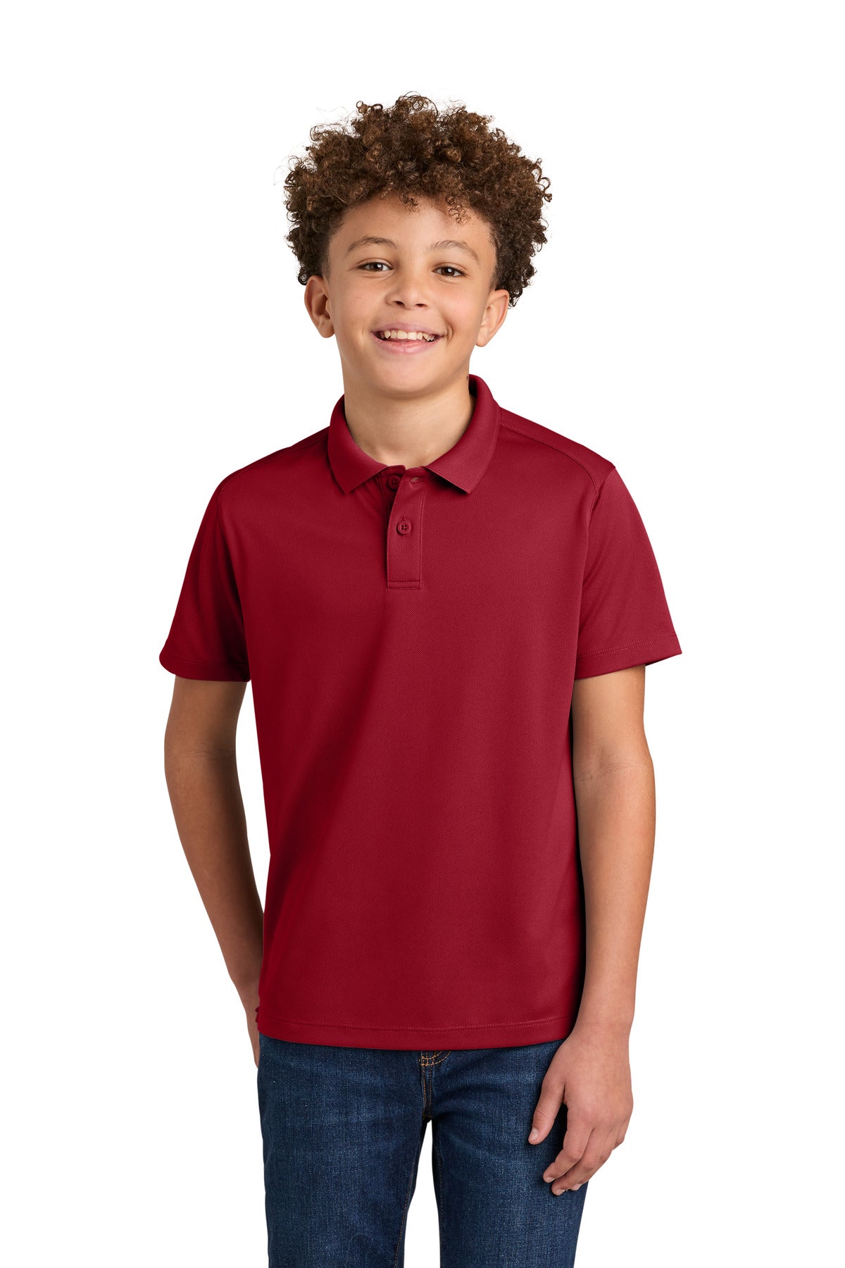 Port Authority Youth Wearever Performance Pique Polo