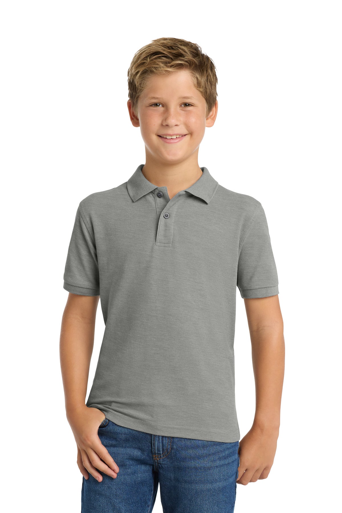 Port Authority Youth Silk Touch Polo