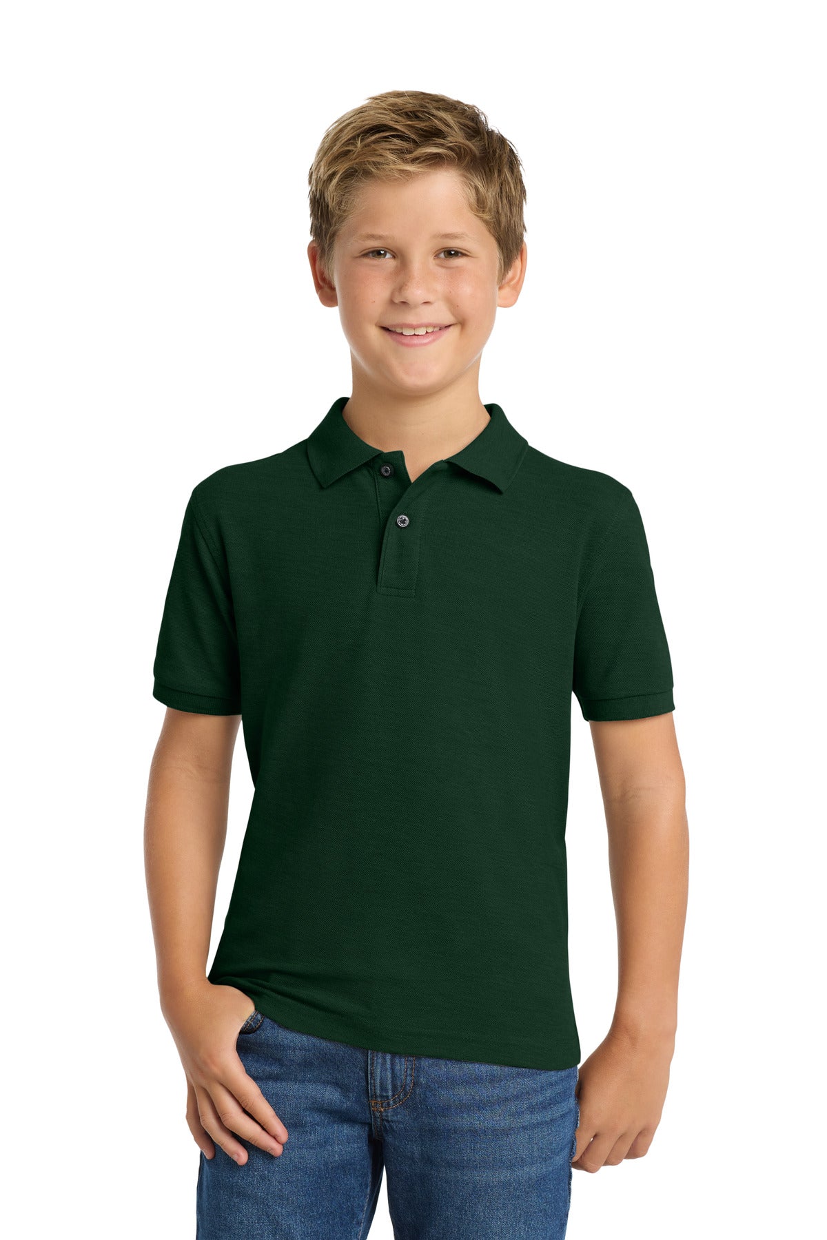 Port Authority Youth Silk Touch Polo