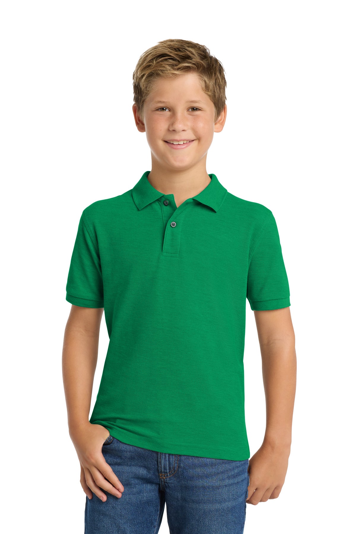 Port Authority Youth Silk Touch Polo