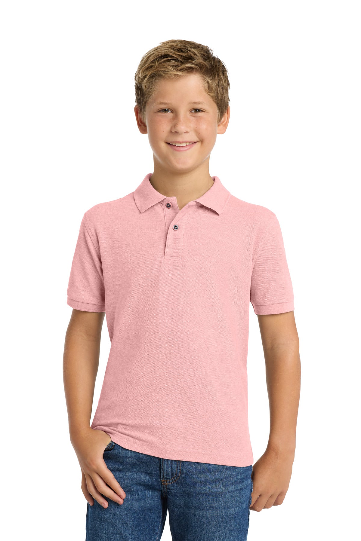 Port Authority Youth Silk Touch Polo