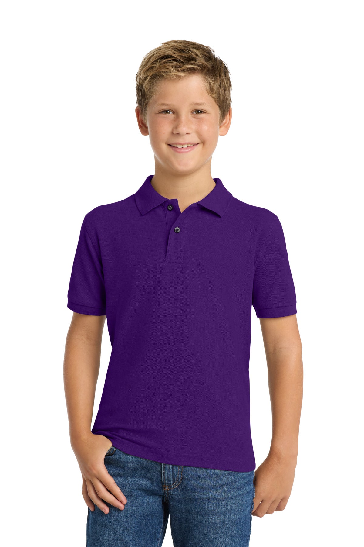 Port Authority Youth Silk Touch Polo