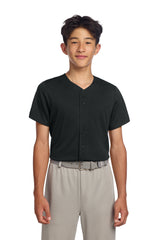 Sport-Tek Youth PosiCharge Tough Mesh Full-Button Jersey
