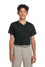 Sport-Tek Youth PosiCharge Tough Mesh Full-Button Jersey