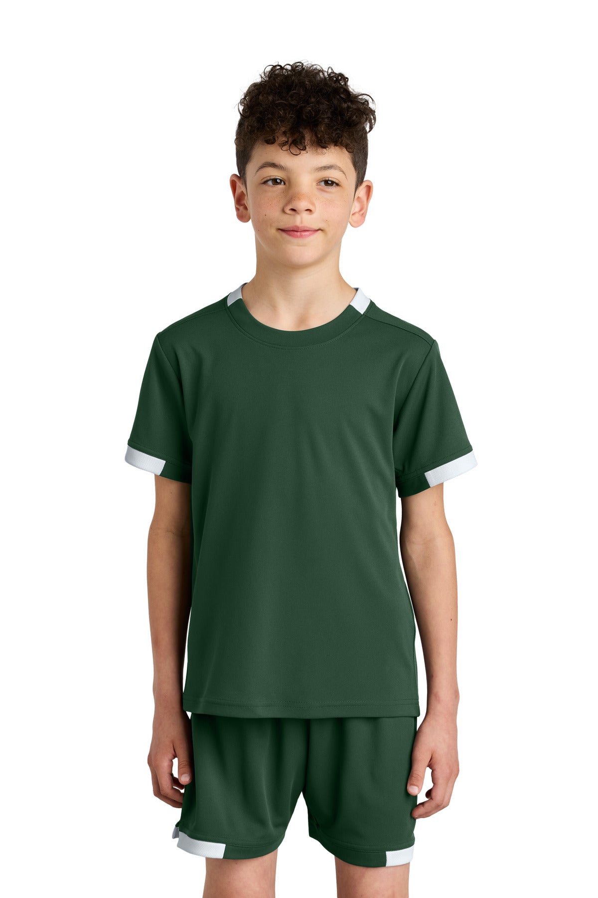Sport-Tek Youth Club Short Sleeve Crew