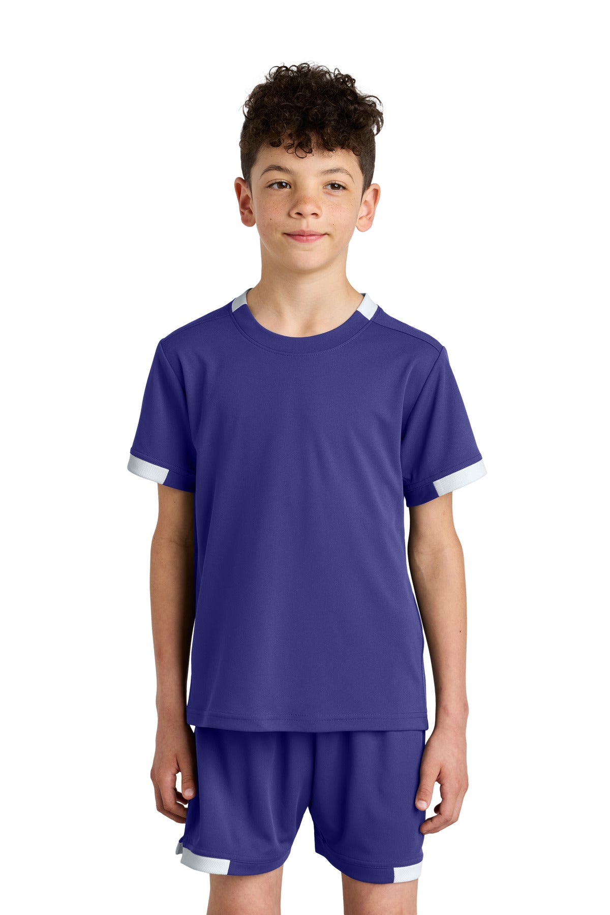 Sport-Tek Youth Club Short Sleeve Crew