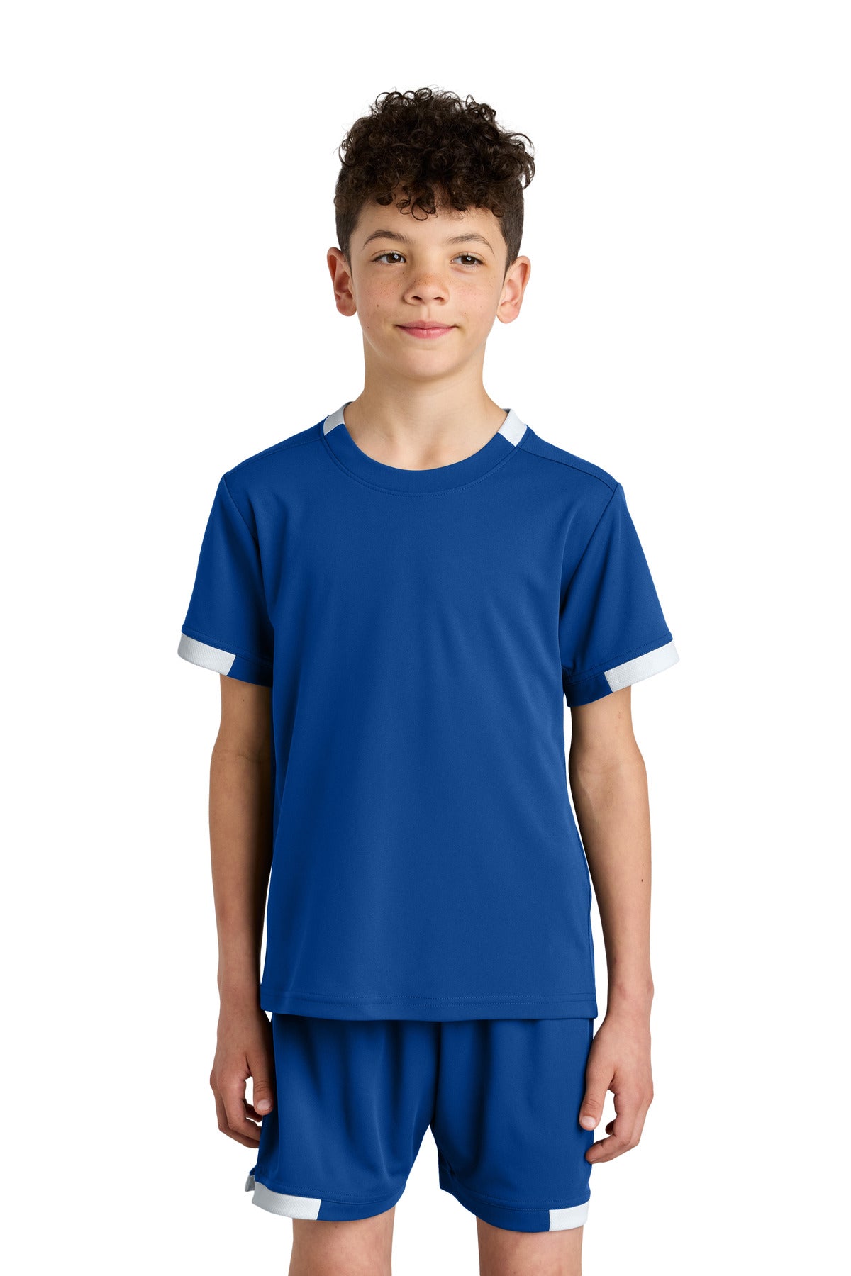 Sport-Tek Youth Club Short Sleeve Crew