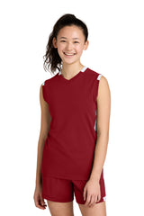 Sport-Tek Youth Club Sleeveless V-Neck