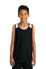 Sport-Tek Youth Club Track Tank