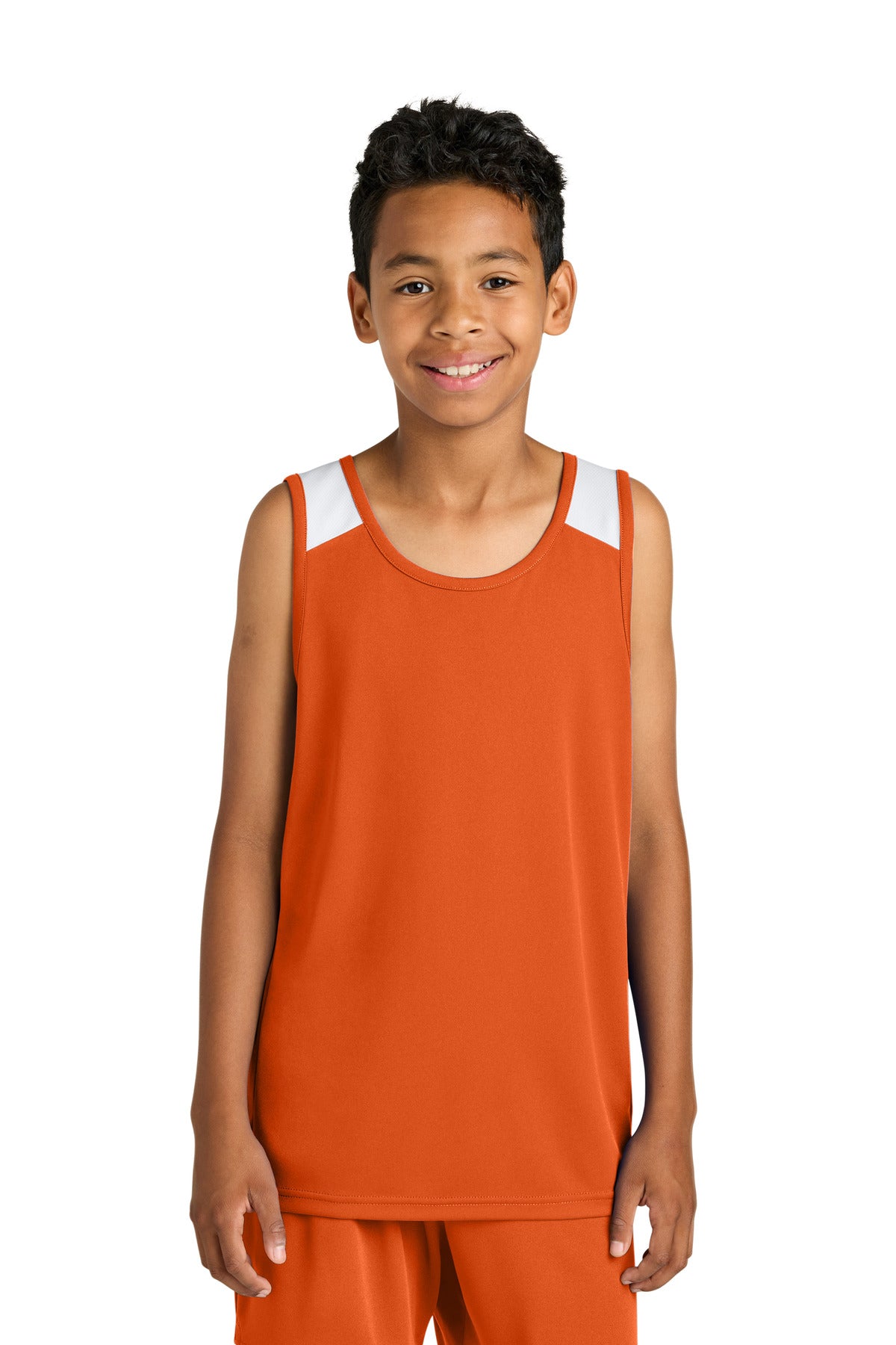Sport-Tek Youth Club Track Tank