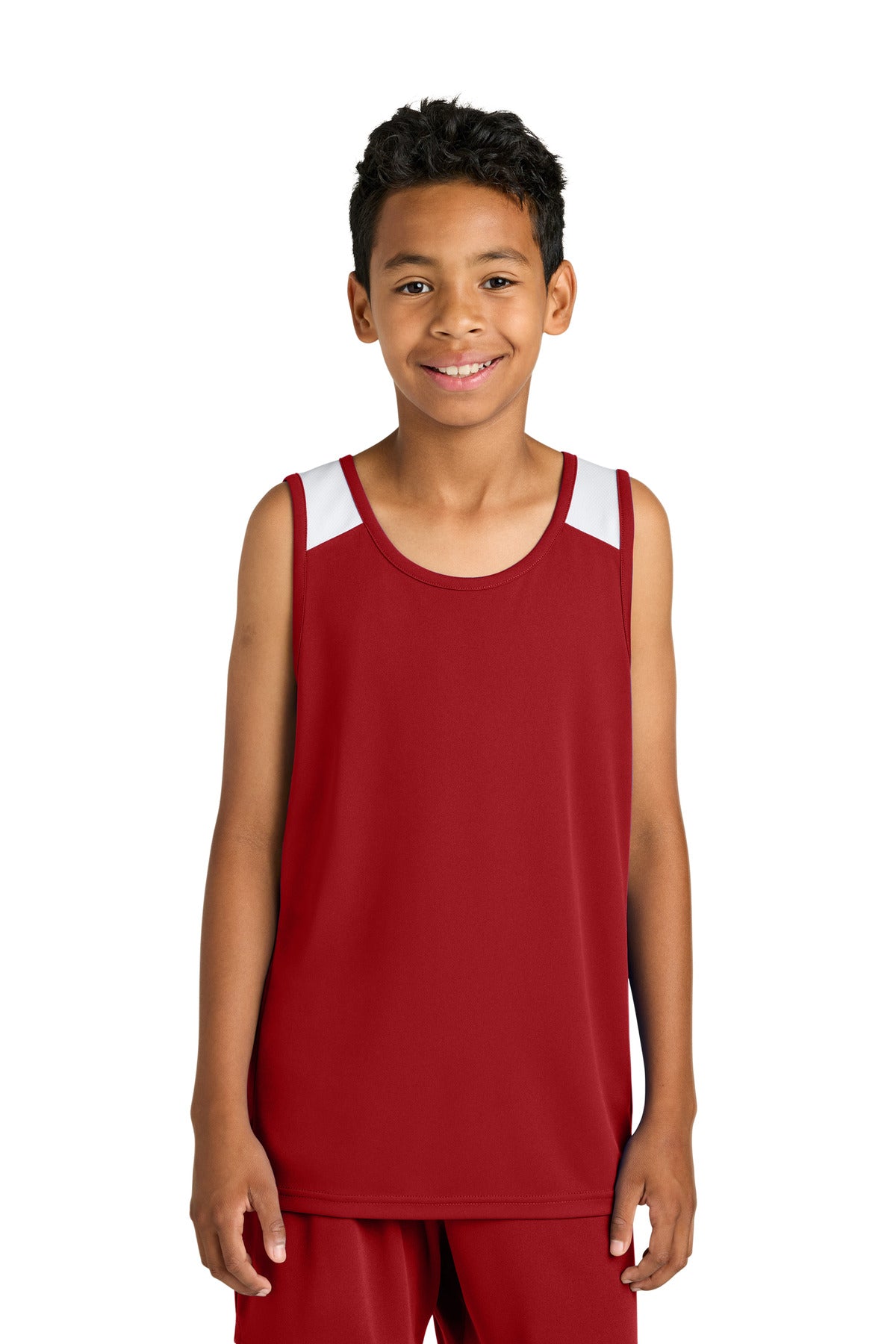 Sport-Tek Youth Club Track Tank