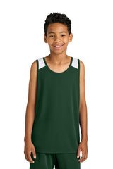 Sport-Tek Youth Club Track Tank