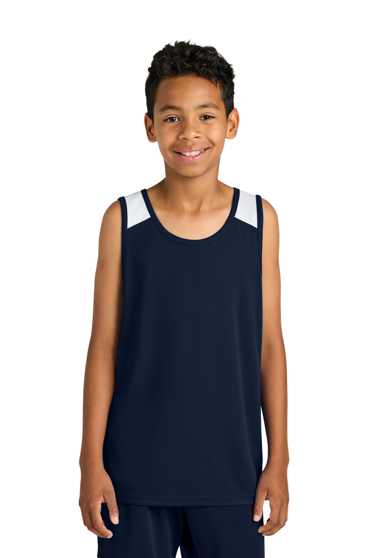 Sport-Tek Youth Club Track Tank