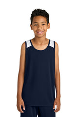 Sport-Tek Youth Club Track Tank