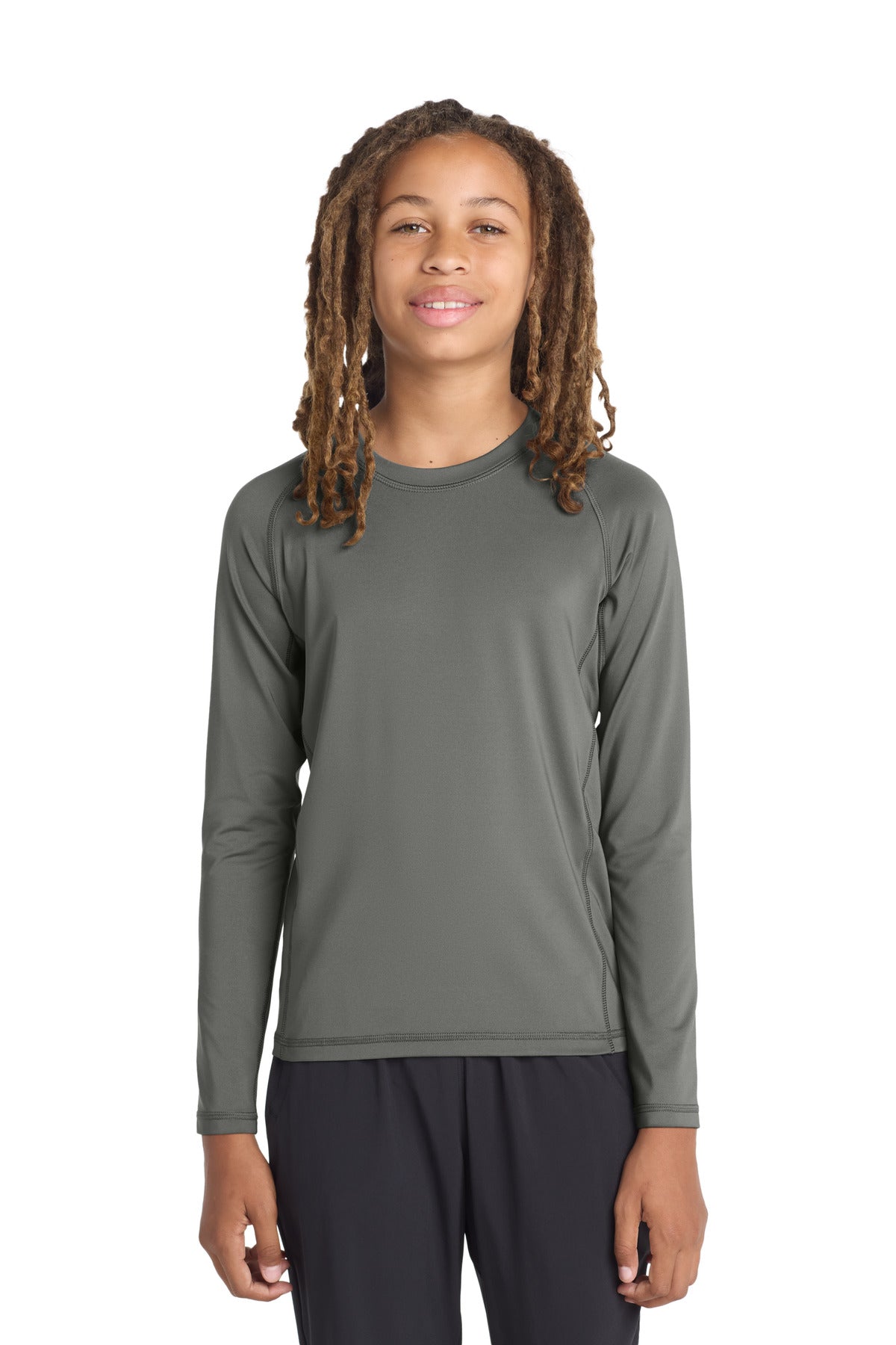 Sport-Tek Youth Long Sleeve Rashguard Tee