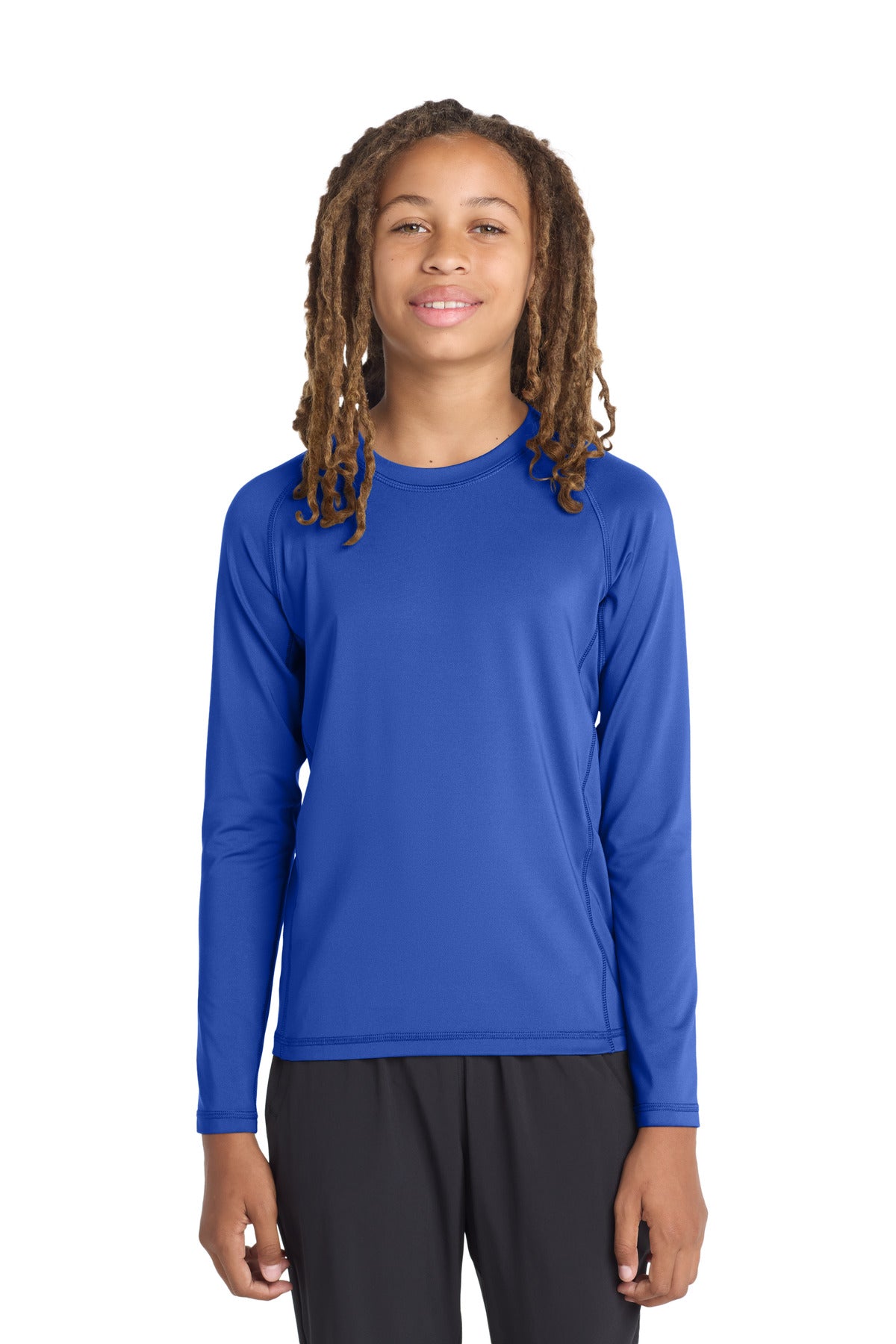 Sport-Tek Youth Long Sleeve Rashguard Tee
