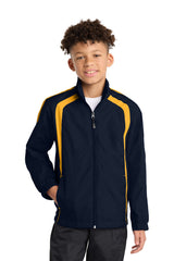Sport-Tek Youth Colorblock Raglan Jacket