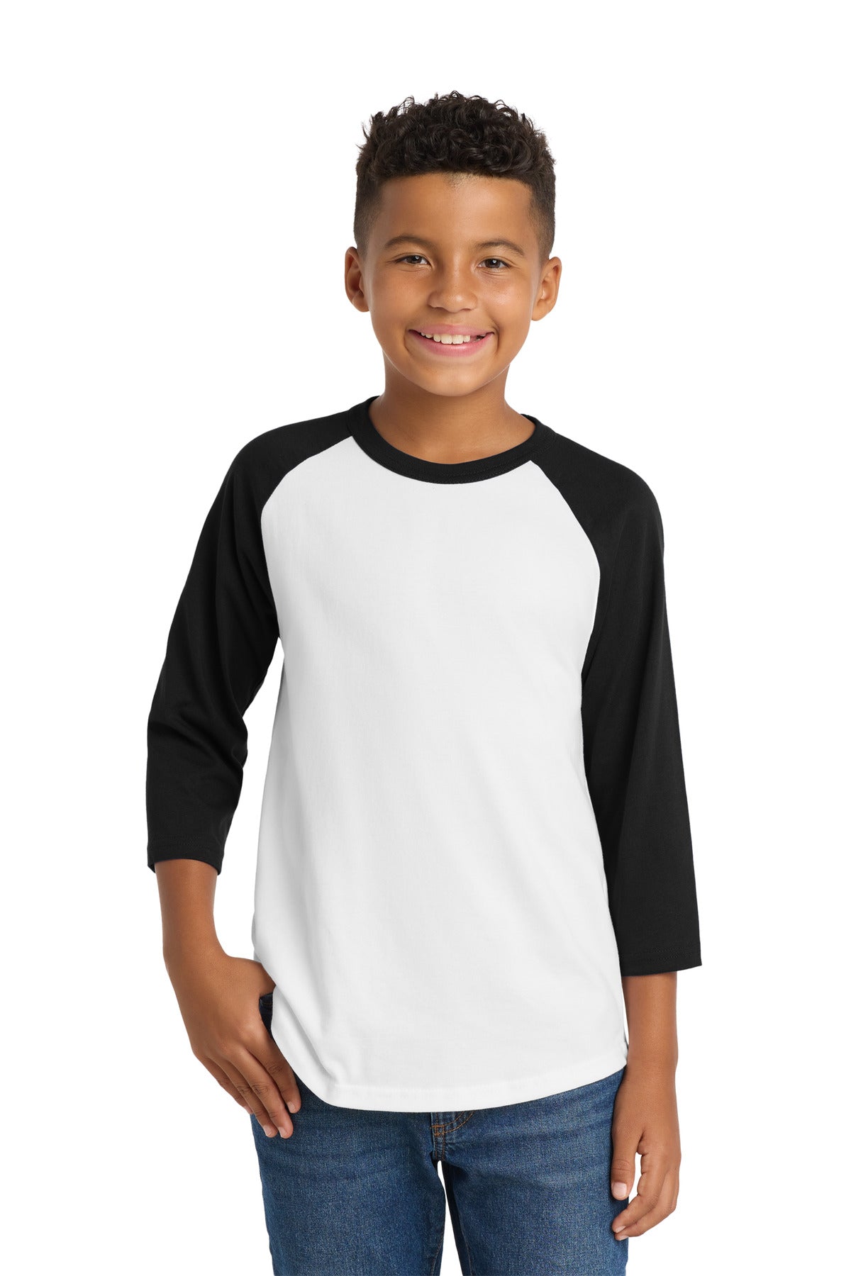 Sport-Tek Youth Colorblock Raglan Jersey